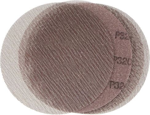 15pcs Mesh Sanding Discs 6 Inch Hook and Loop Sanding Net 60 Grits Dust Free Abrasive Pads for Car Wood Drywall Metal Polishing & Grinding in Saudi Arabia