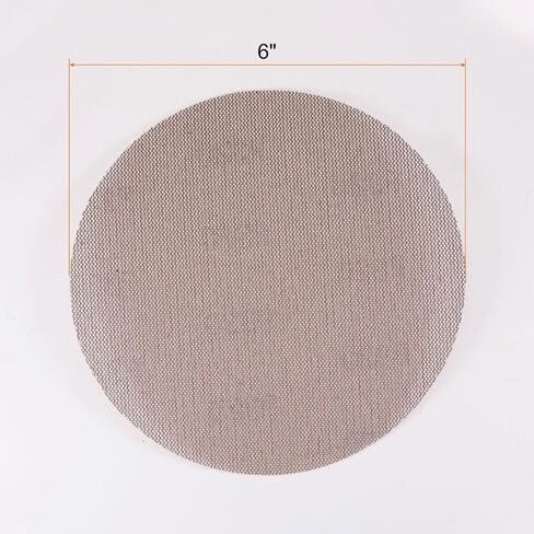 15pcs Mesh Sanding Discs 6 Inch Hook and Loop Sanding Net 60 Grits Dust Free Abrasive Pads for Car Wood Drywall Metal Polishing & Grinding in Saudi Arabia