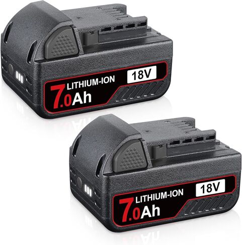 2 حزمة 7.0Ah بطارية ليثيوم أيون بديلة لأدوات ميلووكي M-18 بطارية 18 فولت in Kuwait