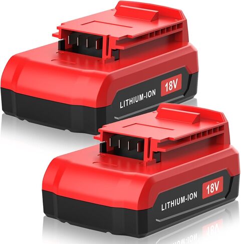 Munikind PC18BLX 18V Replacement for Porter Cable 18V Battery Compatible with Porter Cable Battery 18 Volt PC18B PC18BL PC18BLX PCC489N PC188 PCXMVC Cordless Power Tools 2Pack 3000mAh in Kuwait