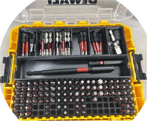 Impact bit holder insert for DEWALT Medium ToughCase (7 compartment + 120 bit) in Kuwait