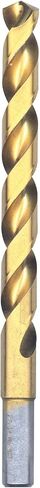BOSCH TI4154 27/64 In. x 5-3/8 In. Titanium Nitride Coated Metal Drill Bit with 3/8 In. Reduced Shank for Applications in Heavy-Gauge Carbon Steels, Light Gauge Metal, Hardwood,1-Piece in Saudi Arabia
