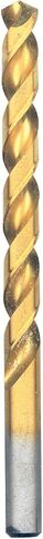 BOSCH TI4154 27/64 In. x 5-3/8 In. Titanium Nitride Coated Metal Drill Bit with 3/8 In. Reduced Shank for Applications in Heavy-Gauge Carbon Steels, Light Gauge Metal, Hardwood,1-Piece in Saudi Arabia