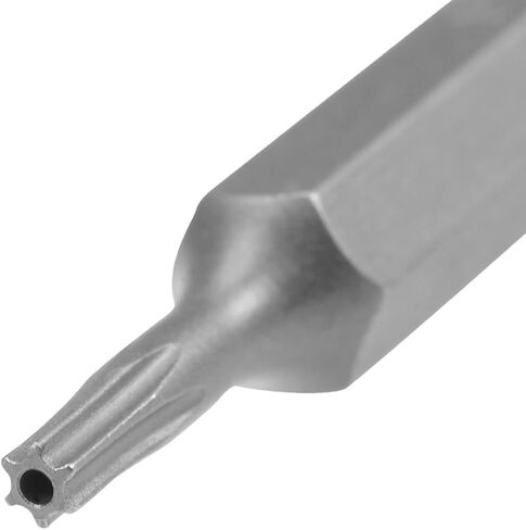 uxcell 14pcs 25mm Long 1/4" and 5/32" Hex Shank Torx Screwdriver Bit Set,25mm and 28mm Length T6 Security Torx Screw Driver Kit Tools S2 High Alloy Steel in Saudi Arabia