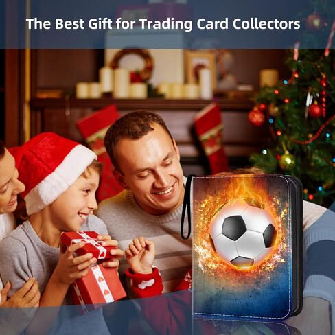 HESTECH Baseball Card Binder with Sleeves 900 Pockets 3 Ring Trading Playing Collection Card Holder Photo Albums Storage Large Organizer Big Case with 50 Pages Removable Sleeves for Sports Game Cards in Kuwait