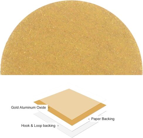 50pcs No Hole Sanding Discs- [ 1 Inch 220 Grit ] Round Hook and Loop Grip Sanding Pads Sheet for Wood Metal Polishing Use| Aluminum Oxide & Zirconium Oxide Sandpaper in Saudi Arabia