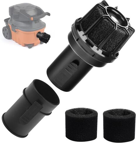 WS25025A VT2525 Wet/Dry Vacs Vacuum Muffler Diffuser Compatible With Most Vacuum Cleaners With A Standard 2-1/2-Inch Exhaust Port, Effective Airflow Control And Noise Reduction in Saudi Arabia