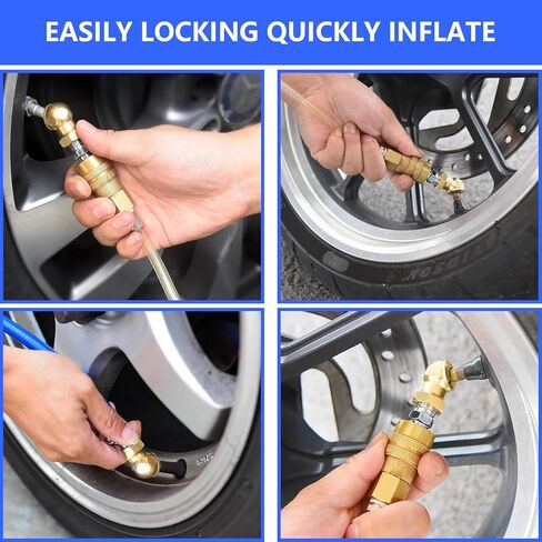 2 قطعة 1/4 بوصة FNPT ظرف هواء مغلق التدفق، منفاخ كروي، ظرف هواء محمول، ملحقات ضاغط منفاخ كروي نحاسي مغلق. in Kuwait