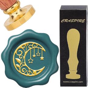 CRASPIRE Sword Wax Seal Stamp Retro Dragon Vintage Pattern Sealing Wax Stamp 25mm Removable Brass Head with Rosewood Handle for DIY Scrapbooking Invitation Gift Wrap Envelopes Wine Packages