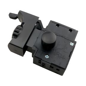 Manual Drill Speed Control Forward and Reverse Switch 41x74x30mm Manual Drill Trigger Switch Drill Speed Control Lock Button for Power Control of Power Tools Black
