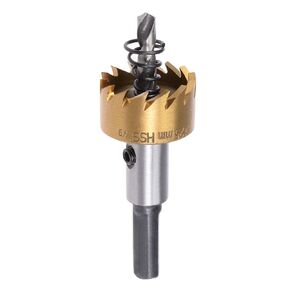 uxcell 25mm HSS Drill Bit Hole Saw Stainless High Speed Steel Metal Alloy