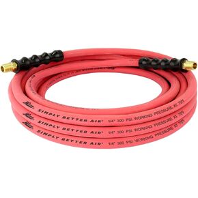 Milton ULR142514: 1/4" X 25' Ultra Lightweight Rubber Hose (W/ 1/4" Npt Ends) in Kuwait