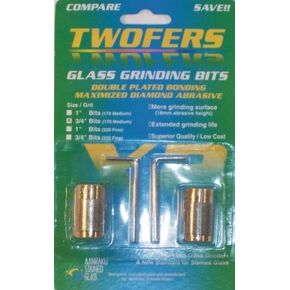 Aanraku 3/4" TWOFERS 2 bit set - 170 medium grit by TWOFERS
