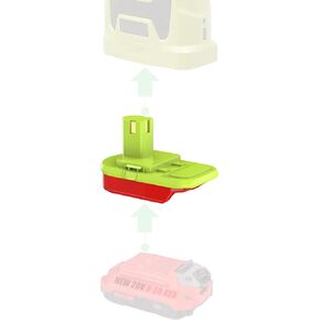 Adapter Upgrade for Ryobi 18v Tools - Compatible with Craftsman New 20V V-20 Red Style (Not B&D) Batteries Installation for Power Supply (No Charging Function) - 1 Adapter Only