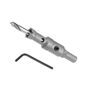 Hole Saw, 22.5mm Cutting Diameter, Carbide Tipped Tooth Hole Cutter Drill Bit - (Applications: for Stainless Steel Sheet Metal), 1-Piece