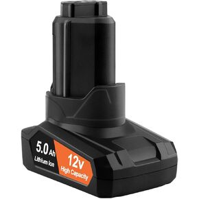 ADVTRONICS 12V 5.0Ah Replacement Battery Compatible with Ridgid R82049 AC82049 R82059 AC82059 130188001 Ridgid 12V Battery Pack