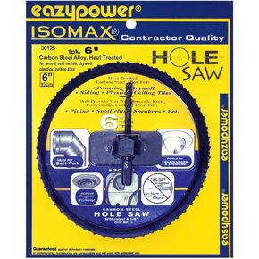 Eazypower 30126 Achiever Carbon Steel Alloy Hole Saw Mandrel (1 Pack), 7"