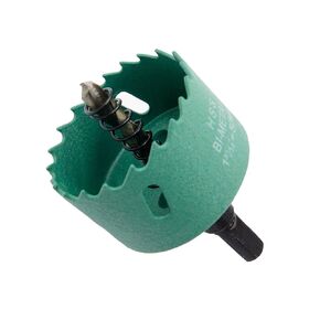 Laiwei 2"(50mm) Bimetal Hole Saw Heavy Duty, HSS Hole Cutter Drill bit for with Arbor for Wood and Metal,2 Inch Hole Saw