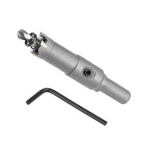Carbide Hole Saw, 1 Inch/24mm Diameter, Metal Steel Hole Cutters Drill Bits - (Applications: for Metal Wood), 1-Pieces