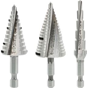 Freud-Diablo DSDS003 Diablo Step Drill BIT 3PC Set, One Size, Multi