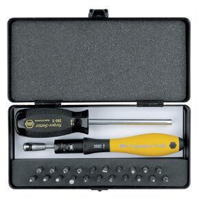 Wiha 28591 24-Piece ESD Safe Adjustable TorqueVario-S Bit Set