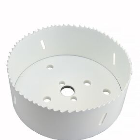 MaxTool 6" Cobalt Bi-Metal Hole Saw 152mm HSS M42 Bimetal Holesaw 1.5" Deep for metal wood plastic composite etc; BM42G38R600