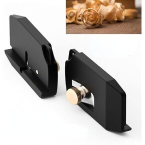 Woodworking Edge Trimmer, Aluminum Alloy Manual Wood Trimming with A Ring, Edge Banding Trimmer Tool with High Speed Steel Adjustable Blade, for PVC ABS Melamine Veneer