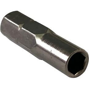 Screw Driver Bit Adapter Precision Bits Set Screwdriver 6.35mm 1/4"" Insert Bit Adapter to 4mm Bit Hex Holder 3 Types, 25mm, Nickel Plated