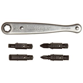 Apex Tool Group XL75VN Midget Ratchet Offset Screwdriver Kit, 5 Piece