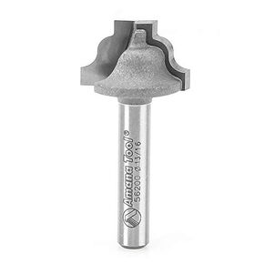 Amana Tool - 56200 Carbide Tipped Plunging Ogee Stile 1/8 Radius x 13/16 Dia x 33/64 x 1/4