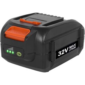32V 3.5Ah WA3537 Lithium Battery for Worx 32V Tools WG175.1 WG275 WG575.1 WG924.4 Replacement Worx 32V Battery