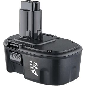 LUMSING 2Pack DC9091 4.8Ah Ni-MH Replacement for Dewalt 14.4V Battery Compatible with Dewalt Battery DC9091 DW9091 DW9094 DE9091 DE9092 DE9038 Cordless Power Tools