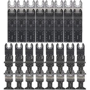 48Pcs Metal Wood Universal Osillating Multi Blade Cutter Quick Release Saw Blade Kit Fit for Universal Treasure Oscillating Tools in Kuwait