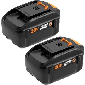 S SKSTYLE 5.0Ah لبطارية Worx 20 فولت أدوات كهربائية لاسلكية WA3578 WA3520 وأكثر، عبوتان، بطارية مع مؤشر مستوى الطاقة in Kuwait