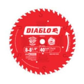 Diablo D0840X 8-1/4" x 40 Tooth Circular Saw Blade 4-Pack
