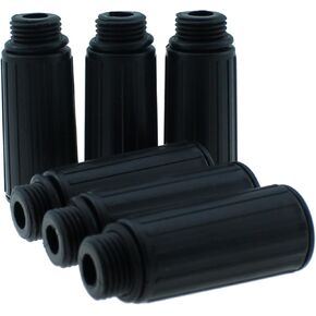 6PCS 15.5mm Air Pump Accessory Plastic Oil Plug Oil Port Plug Breathing Rod Air Compressor Oil Cap Plug Suitable for Air Compressor Breathers Air Exhaust Cover Anti Spray Breathing Valve