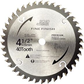 2X 4-1/2" Fine Finish Wood Cutting Circular Saw Blades 3/8" Arbor 40Tooth