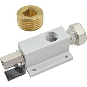 RapidAir MaxLine Fits Compressed Air Piping System Outlet Kit M7510 w/Tubing Adaptor air compressor line kit (M81010 50136 50120 M8005)
