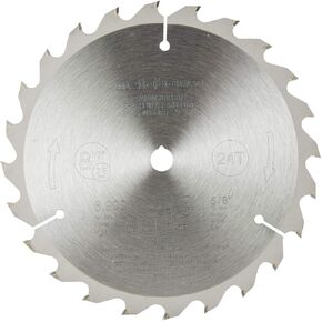 Metabo HPT Miter Saw Blade, 8-1/2-Inch, Framing/Ripping Blade, 24-Tooth, 5/8-Inch Arbor, Tungsten Carbide Tip (998840M)