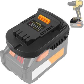 Adapter for Ridgid AEG 18V Battery to for DeWalt 20V MAX XR Cordless Tools, Use for Ridgid 18V Platform Batteries(Adapter Only)