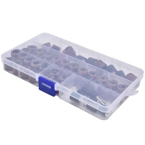 Sanding Drum Sleeves, Sanding Drum Set 1/8in Shank 132Pcs Polishing Silicon Carbide for Tool for Soft Hard Materials for Power Drills