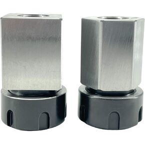 ER25 مربع عرافة كوليت تشوك كتلة Workholding حامل لآلة قطع النقش مخرطة CNC (ER-25 مربع + عرافة)
