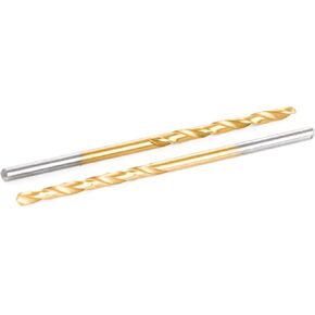 Performance Tool W8563 3/32-Inch Titanium Drill Bits, 2pc Set - High Speed Steel Drill Bits for Wood, Metal, Plastic, and Fiberglass