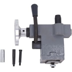 Mini Lathe Tailstock, Aluminum Die Casting Mt2 Tailstock Tube Diameter Mini Lathe Tailstock for 7x12 7x14 0618 CJ18A Lathe Accessories