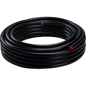 3/4" Air Line for Shop Garage, 3/4" x 100 Feet HDPE Aluminum Tubing Pipe for Rapid Air System 3/4", Compressed Air Tubing Pipe 200 PSI