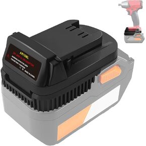 Adapter for Ridgid AEG 18V Battery to for Milwaukee M18 18V Cordless Tools, Use for Ridgid 18V Platform Batteries (Adapter Only)