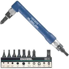 ENGINEER DR-07 Engineer Twin Wrench Screwdriver Set, 10 Bits