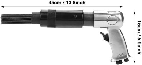 Air Needle Scaler,Pneumatic Tools,19 Pin Air Pneumatic Needle Gun Pistol Grip Rust Paint Slag Remover Removing Deburring Tool in Saudi Arabia