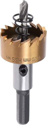 uxcell 25mm HSS Drill Bit Hole Saw Stainless High Speed Steel Metal Alloy in Saudi Arabia