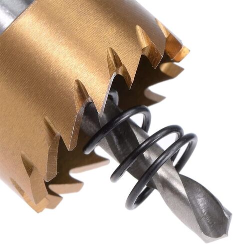 uxcell 25mm HSS Drill Bit Hole Saw Stainless High Speed Steel Metal Alloy in Saudi Arabia